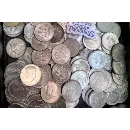 $1 FV - US 40% Silver Coinage - Kennedy Halves 65-69 - Junk Silver (2)