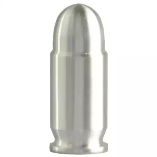 1 oz Solid Silver .45 Caliber Bullet