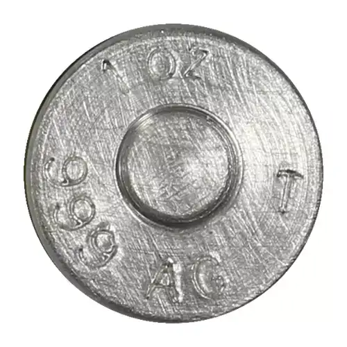 1 oz Solid Silver .45 Caliber Bullet (2)