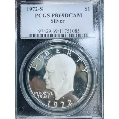 1972-S $1 Silver, DCAM (2)