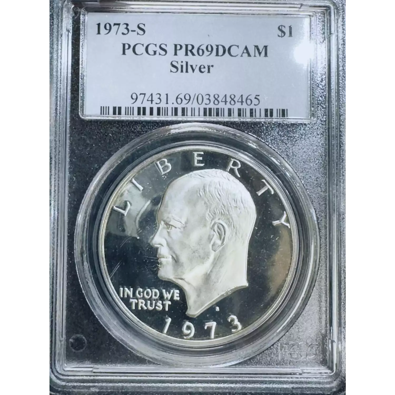 1973-S $1 Silver, DCAM