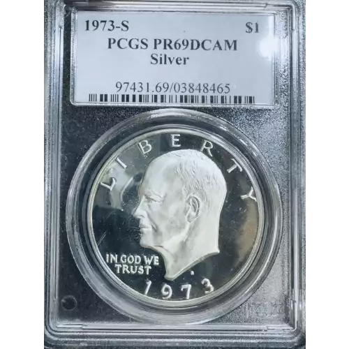 1973-S $1 Silver, DCAM
