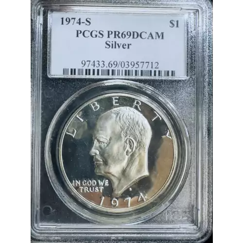 1974-S $1 Silver, DCAM