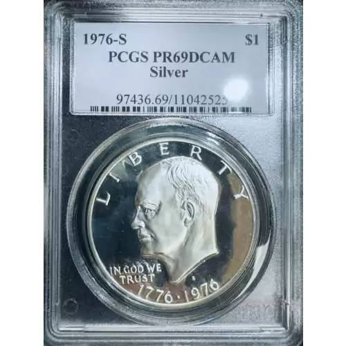 1976-S $1 Silver, DCAM