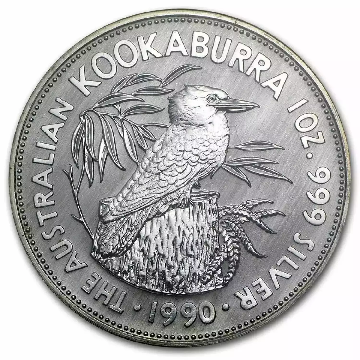 1990 1oz Australian Perth Mint Silver Kookaburra