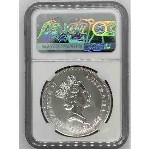 1990 Australia 1oz Silver Kookaburra NGC MS69