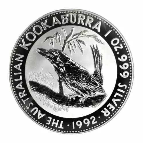 1992 1oz Australian Perth Mint Silver Kookaburra