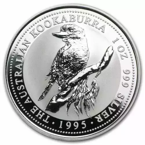 1995 1oz Australian Perth Mint Silver Kookaburra (2)