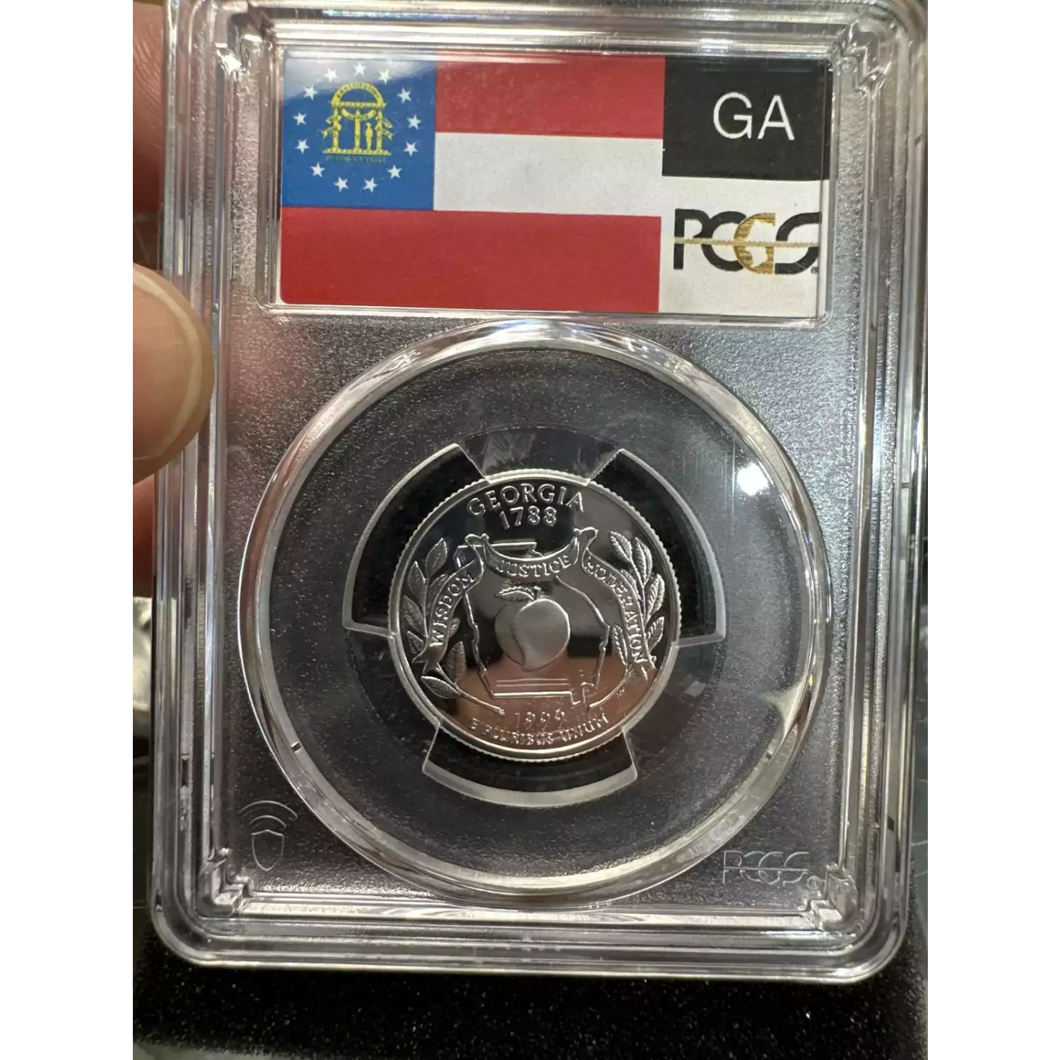 1999-S 25C Georgia Silver, DCAM (2)
