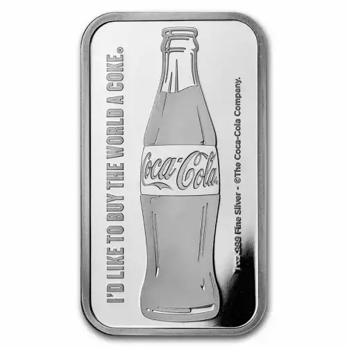 1oz Coca-Cola® 1 oz Silver I'd Like To Buy The World A Coke Bar