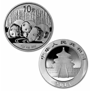2013 1oz Chinese Silver Panda
