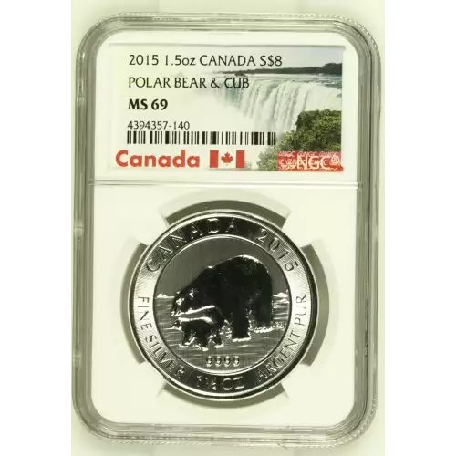 2015 1.5oz POLAR BEAR & CUB  (2)