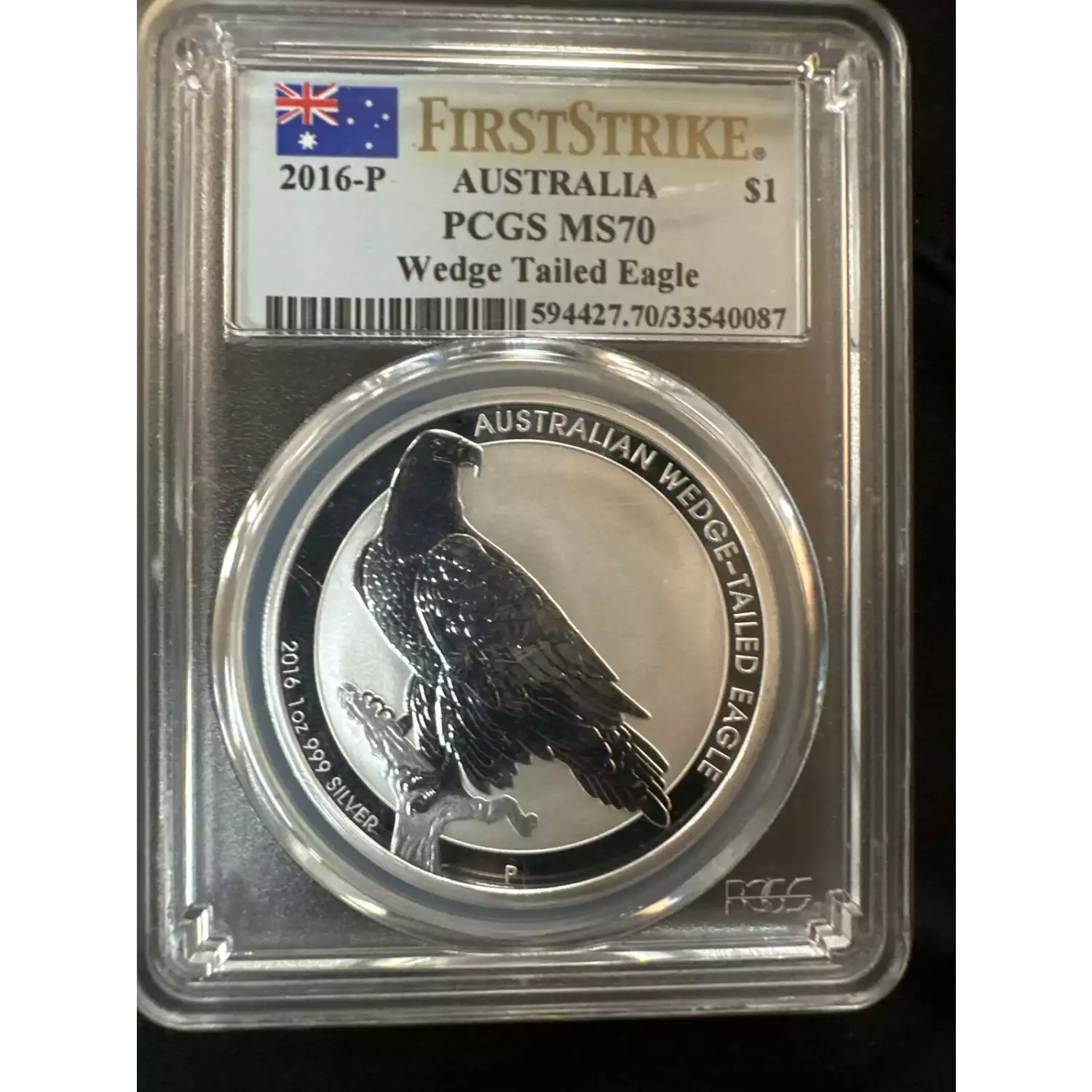 2016-P $1 Wedge Tailed Eagle First Strike