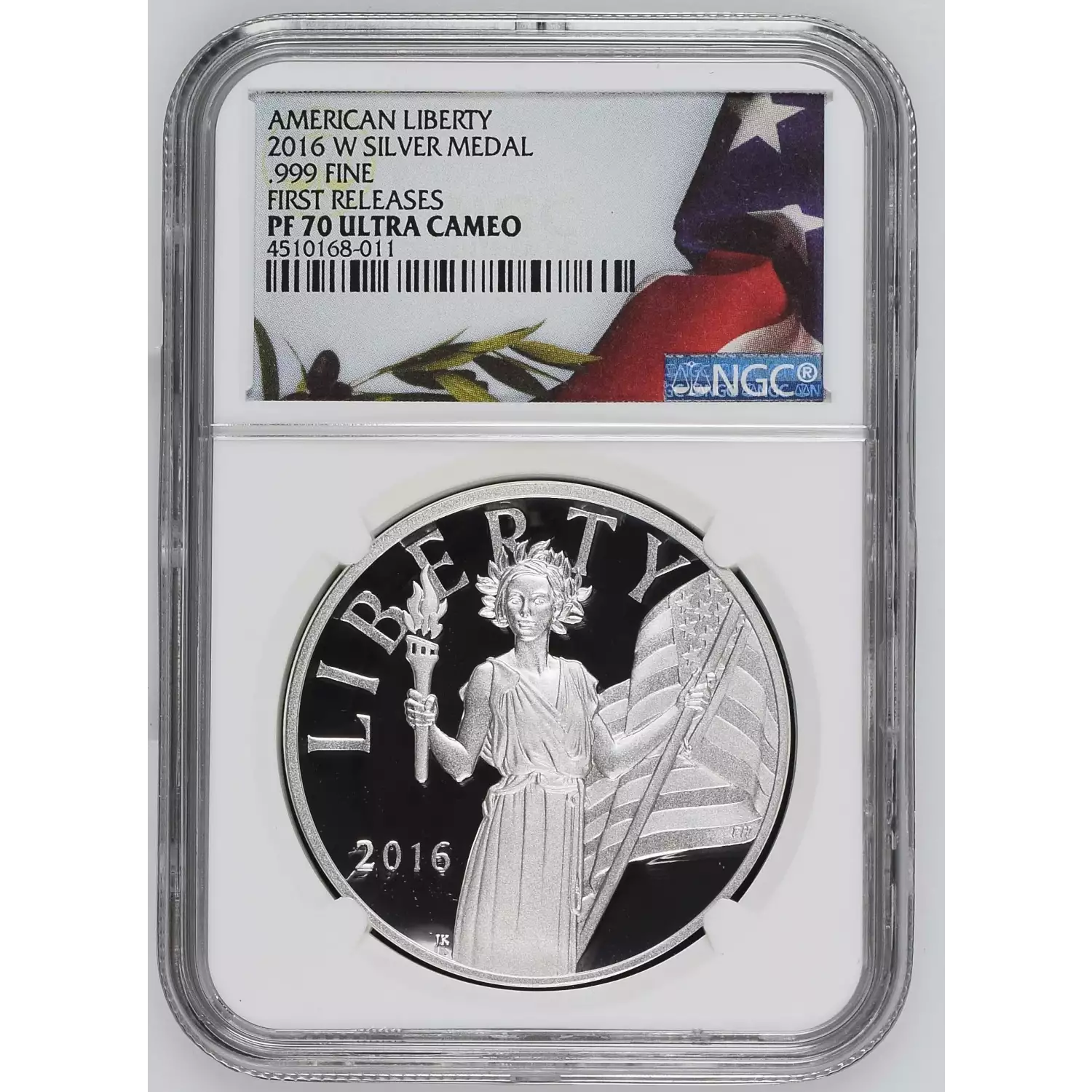 2016 W .999 FINE FIRST RELEASES AMERICAN LIBERTY SERIES ULTRA CAMEO (2)