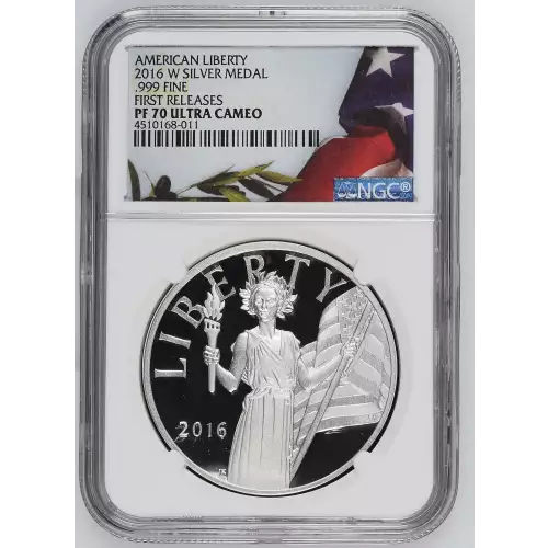 2016 W .999 FINE FIRST RELEASES AMERICAN LIBERTY SERIES ULTRA CAMEO (2)