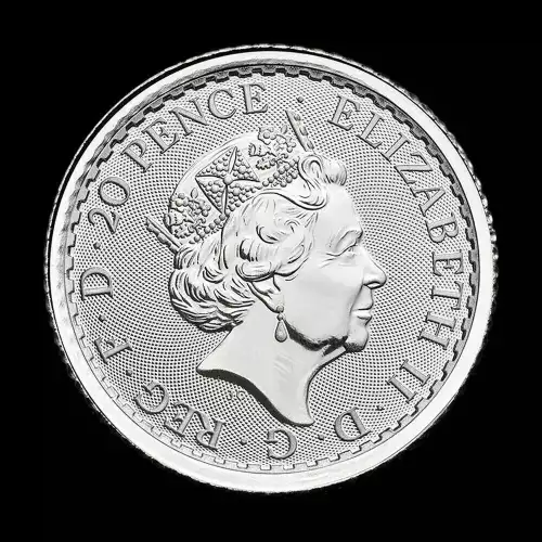 2020 1/10 oz 999 Fine Silver UK Britannia Royal Mint £.2 BU Coin