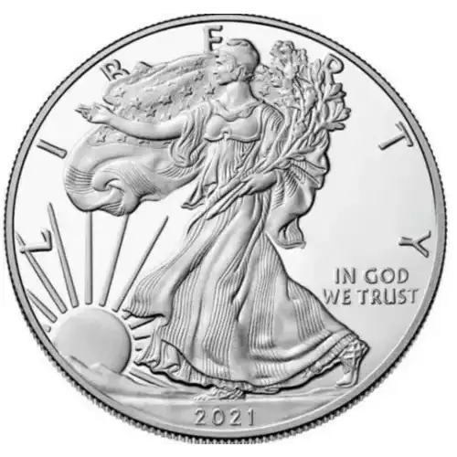 2021 1oz Silver Eagle  Proof Type 1 - with Original Govt Packaging