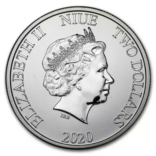 2021 Niue 1 oz Silver $2 Disney Mickey Mouse Christmas Coin [DUPLICATE for #545521] (2)