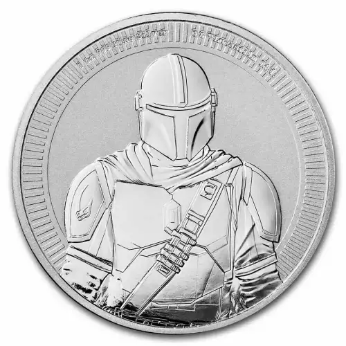 2021 Niue 1 oz Silver Coin $2 Star Wars The Mandalorian (2)