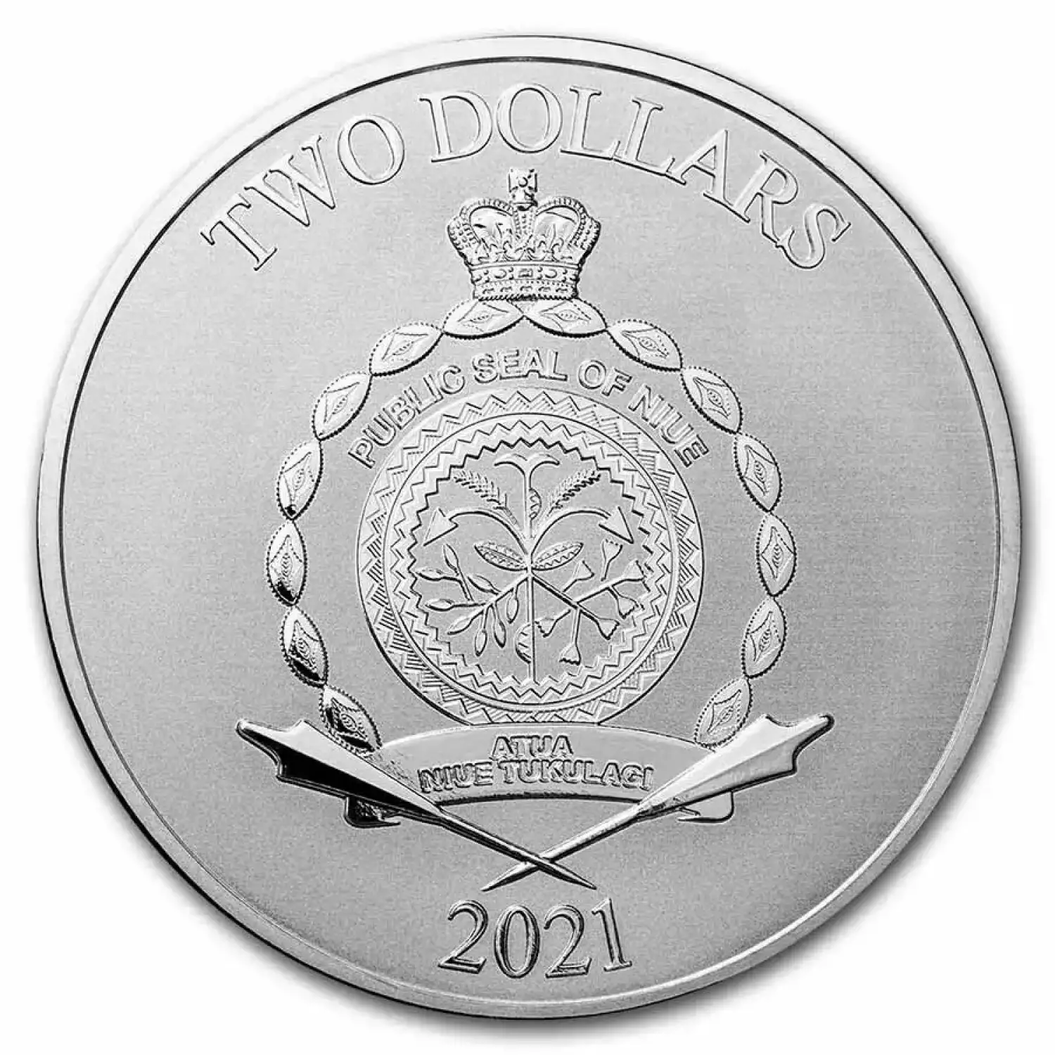 2021 Niue 1 oz Silver Coin $2 Star Wars The Mandalorian