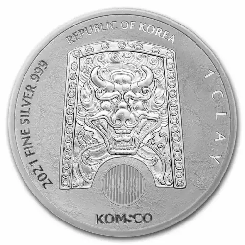 2021 South Korea 1 oz Silver Zi:Sin Taurus BU (2)