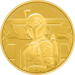 2022 1/4oz The mandalorian Classic -- Bo-Katan Kryze Gold Coin (2)