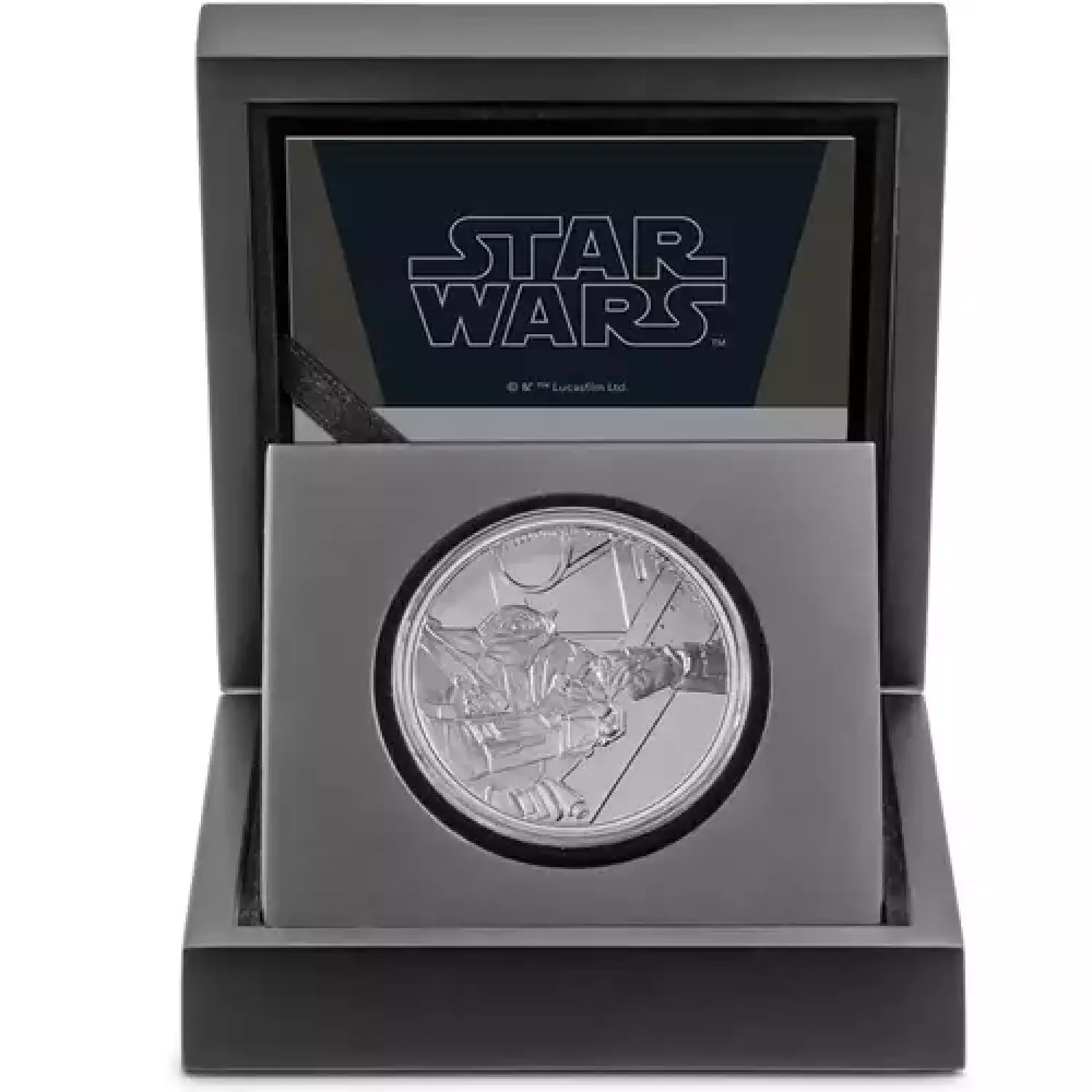 2022 1oz $2 Silver Proof Niue Disney Star Wars Mandalorian Grogu Coin