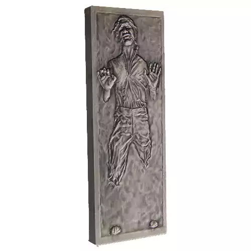 2022 1oz Antique Niue Silver $2 Disney Star Wars Han Solo in Carbonite Coin (2)