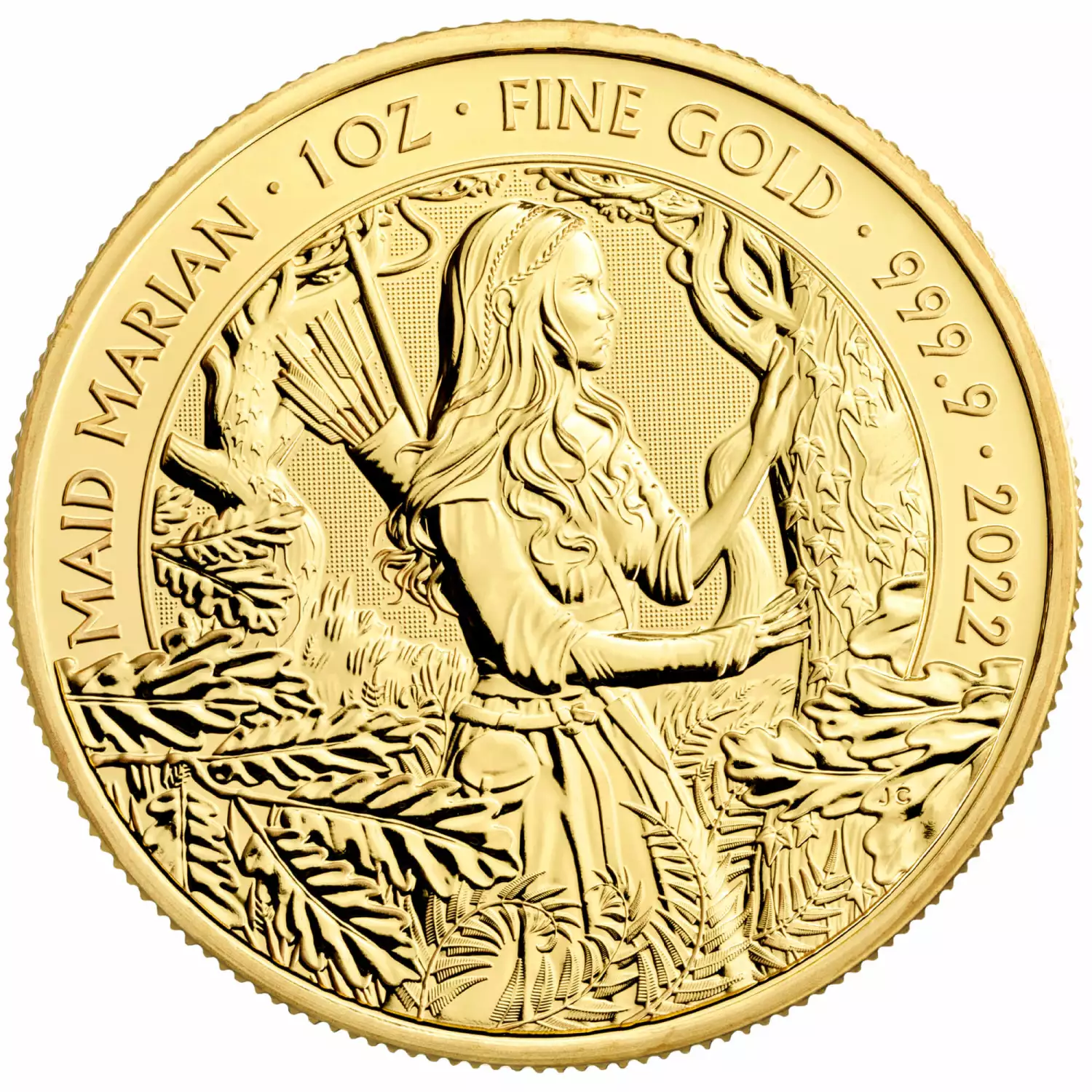 2022 1oz Maid Marian Royal Mint gold Coin (2)