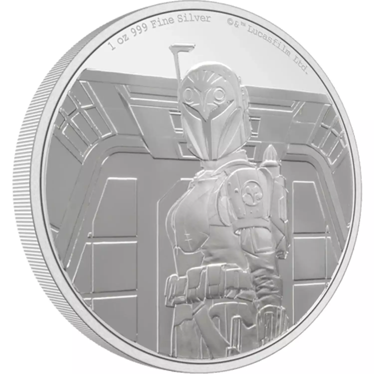 2022 1oz The Mandalorian Classic -- Bo-Katan Kryze Silver Coin (2)