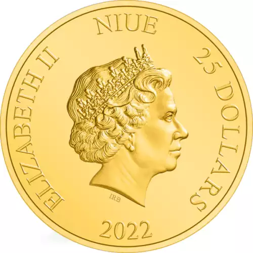 2022 1oz  The mandalorian Classic - Grogu Gold Coin (2)