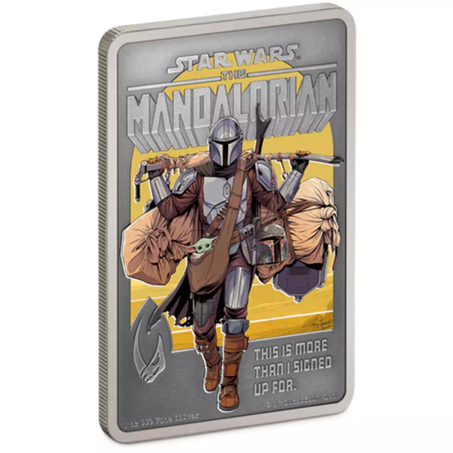 2022 1oz The Mandalorian - The Mandalorian Silver Poster Coin (3)