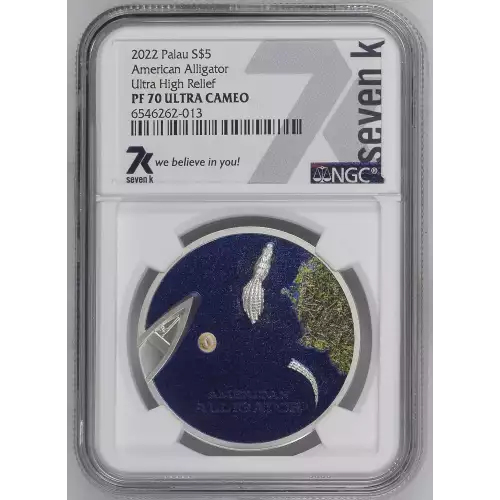 2022 American Alligator Ultra High Relief ULTRA CAMEO (2)