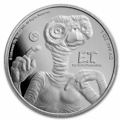2022 Niue 1 oz Silver $2 E.T. 40th Anniversary Coin BU (2)