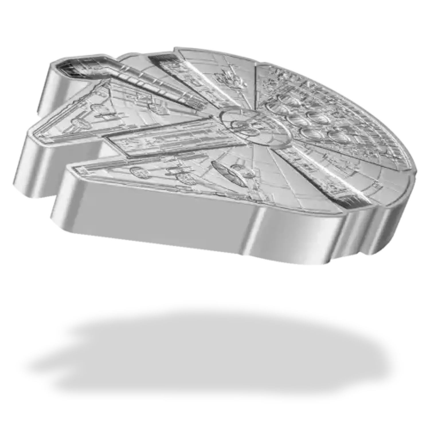 2022 Niue 1oz Silver $2 Disney Star Wars Millennium Falcon Shaped Coin