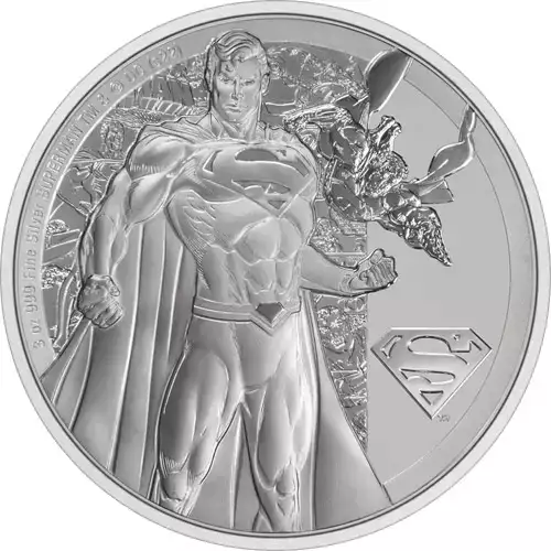 2022 Niue 3oz Silver Proof Coin $10 DC Classics SUPERMAN™