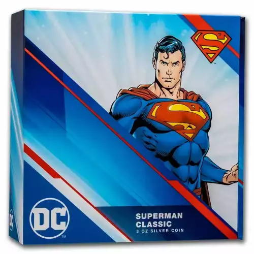 2022 Niue 3oz Silver Proof Coin $10 DC Classics SUPERMAN™ (3)