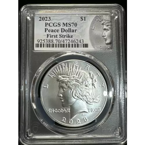 2023 $1 Peace Dollar First Strike