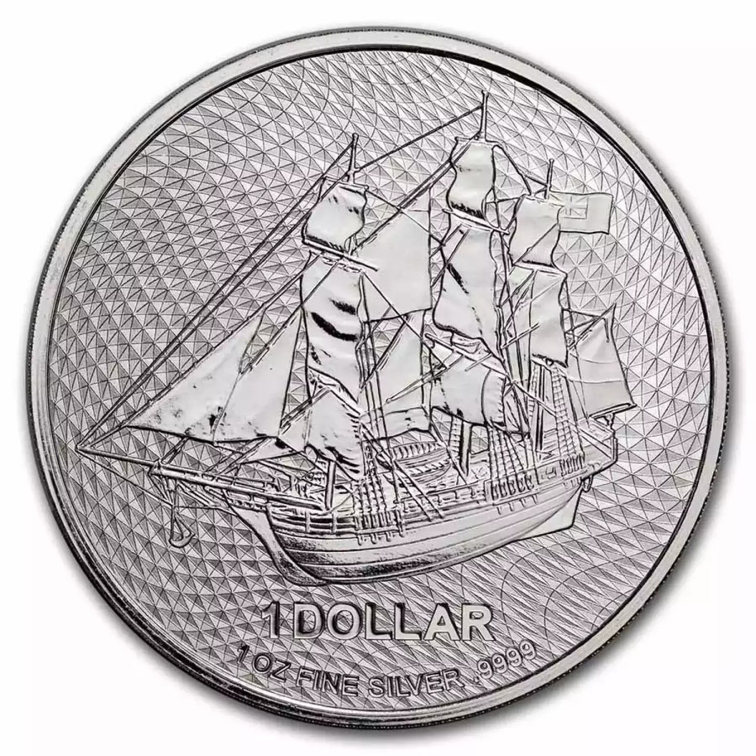 2023 1oz Cook Islands Silver Bounty Sailing Ship 