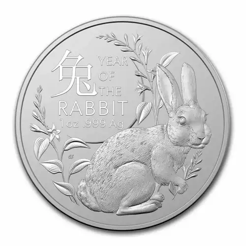 2023 1oz Royal Australia Mint Lunar Silver Rabbit