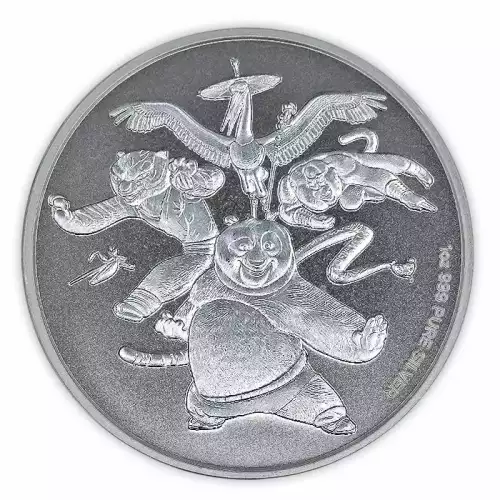 2023 Samoa 1 oz Silver Kung Fu Panda DreamWorksCoin (2)