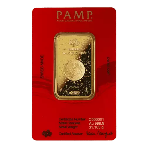 2024 1 oz PAMP Suisse Lunar Legend Azure Dragon Gold Bar (4)