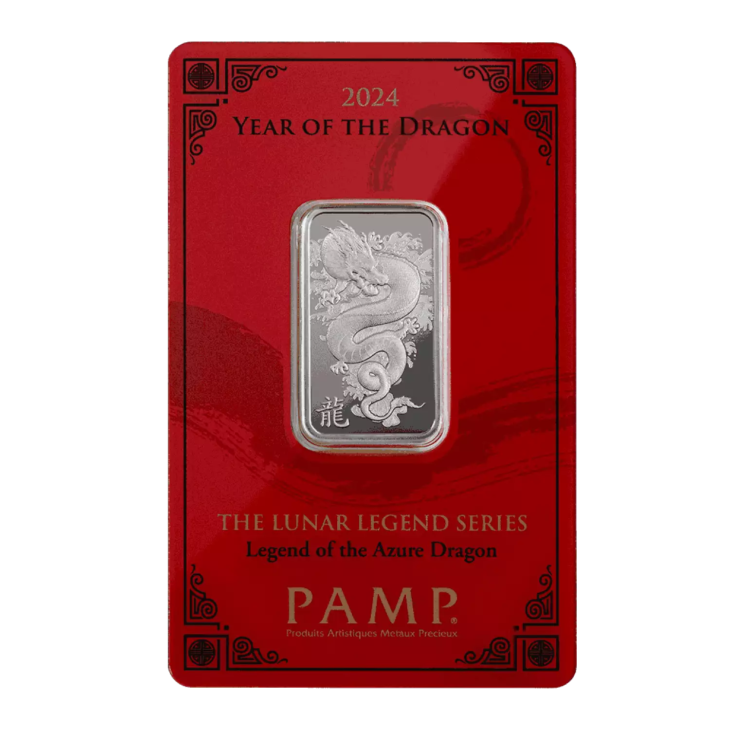 2024 Year of the Dragon - Legend of the Azure Dragon 10g Silver Bar (2)