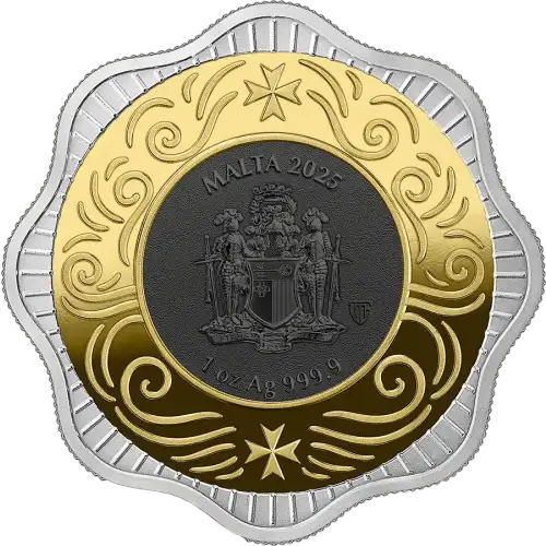 2025 1 oz Malta Maltese Ox BU High Relief Silver Coin (2)