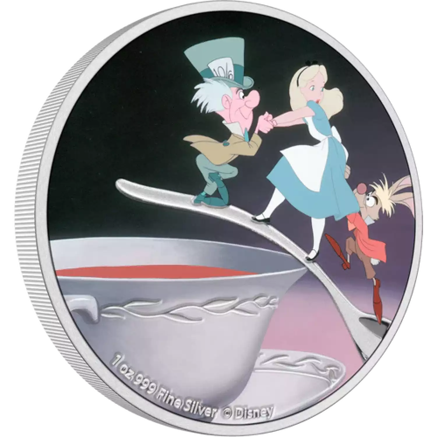 Disney Alice In the wonderland - 2021 1oz The Mad Hatter Silver Coin (2)