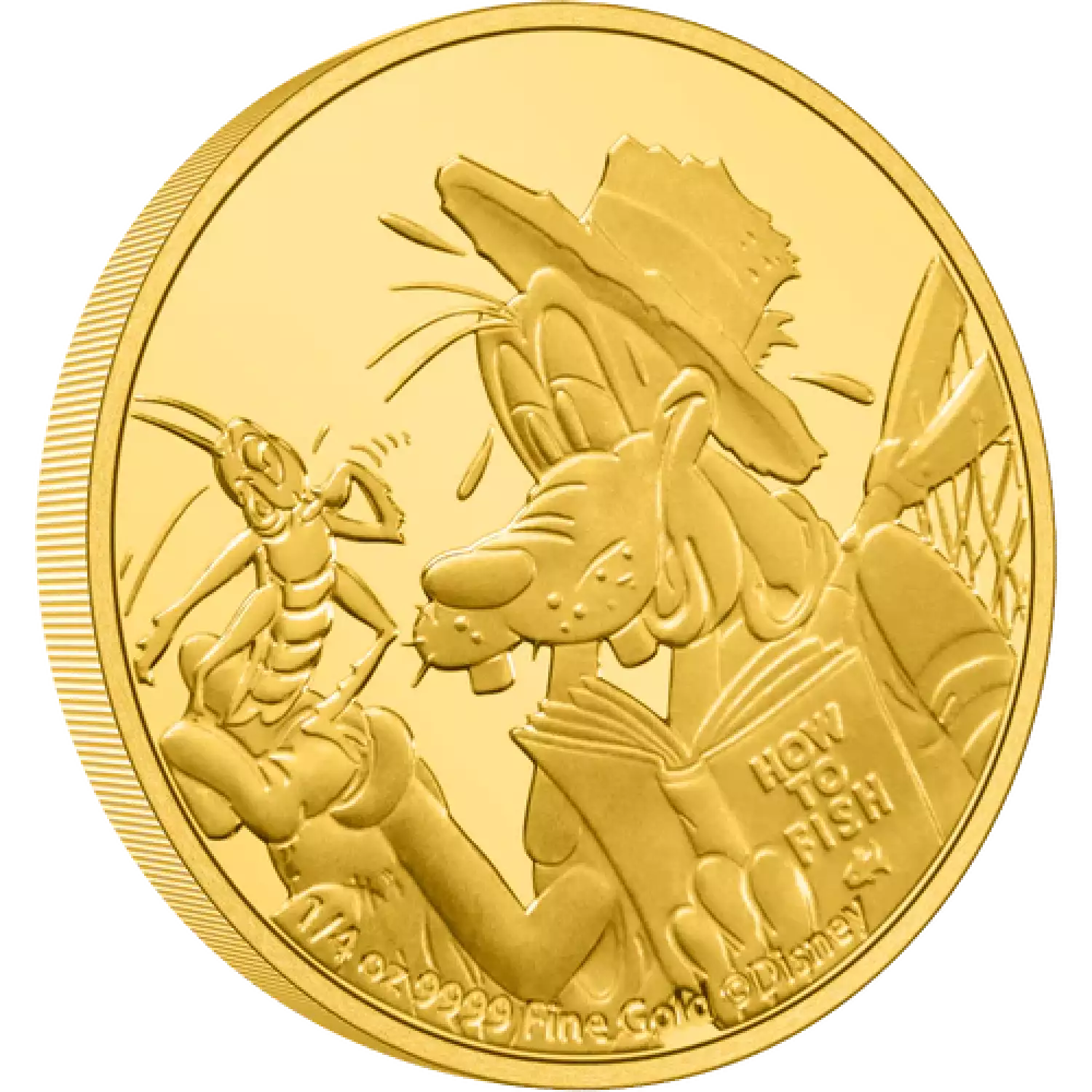 Disney Goofy 90th Anniversary- 2022 1/4oz  Gold Coin (2)