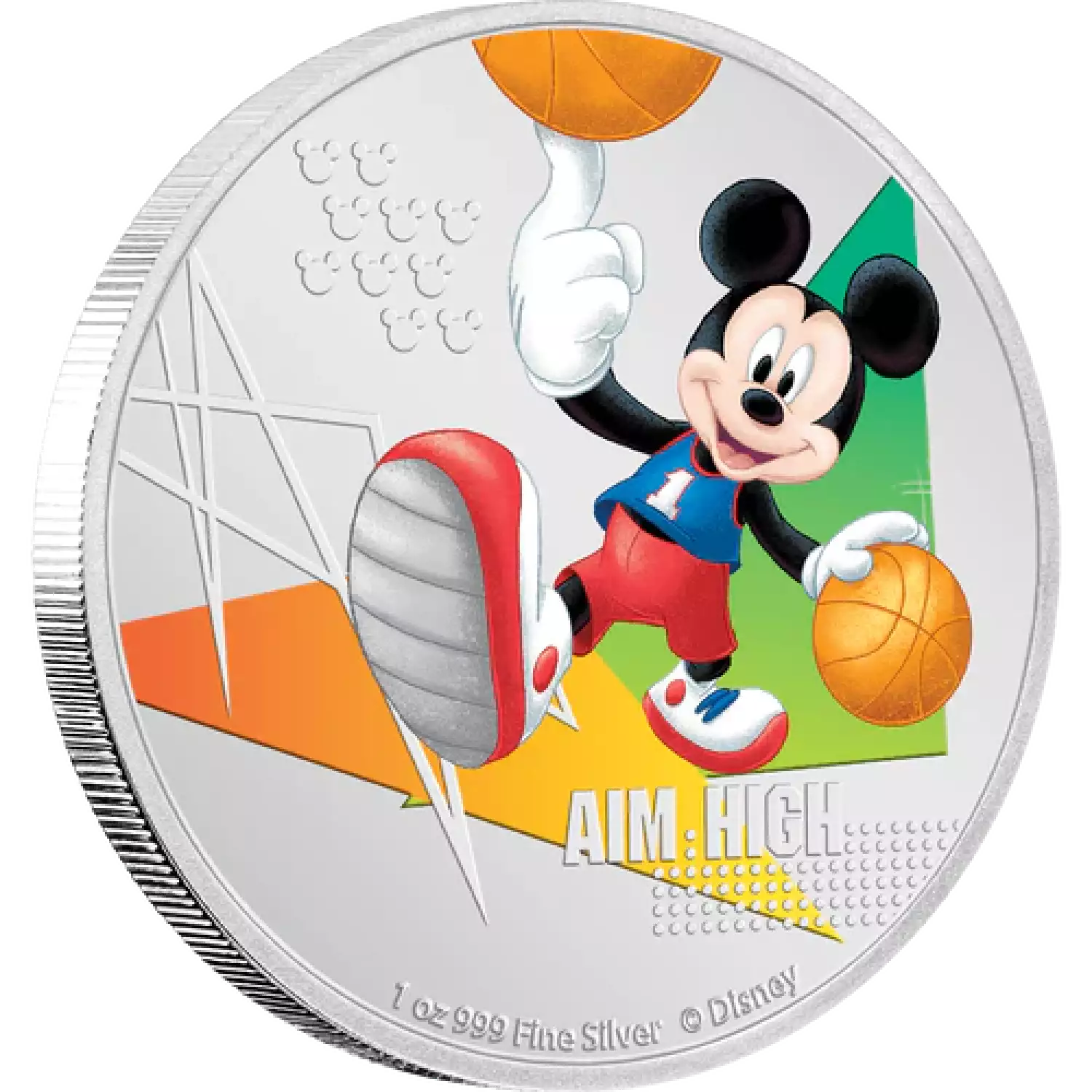 Disney Mickey Mouse 2020 - 1oz Aim High Silver Coin (2)