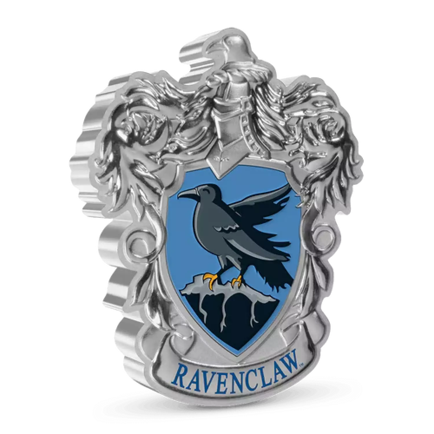 HARRY POTTER- 2021 1oz Ravenclaw Crest Silver Coin (2)