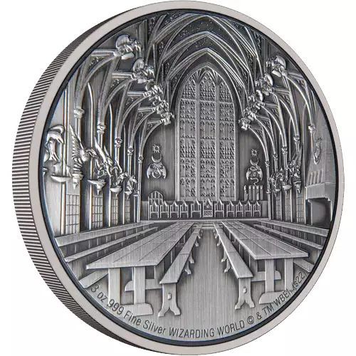 HOGWARTS - 2022 3oz The Great Hall Silver Coin (3)