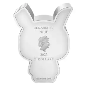 Lunar Series - 2023 1oz Year of the Rabbit Silver Chibi Coin (2)